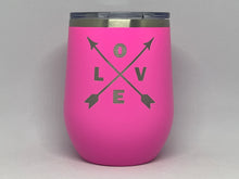 Load image into Gallery viewer, Engraved Wine Tumbler - Love