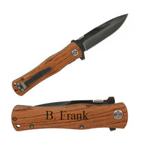 Load image into Gallery viewer, Pocket Knife w/Wooden Handle