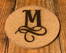 Load image into Gallery viewer, 6pc - Round Cork Coaster Set