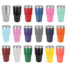Load image into Gallery viewer, Engraved 30oz Tumbler w/ Engraved Name - Masculine Font Options