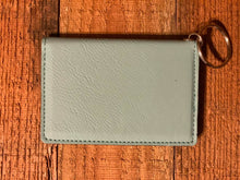 Load image into Gallery viewer, Leather ID Holder/Wallet w/Keychain