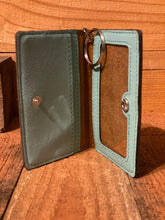 Load image into Gallery viewer, Leather ID Holder/Wallet w/Keychain