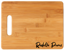 Load image into Gallery viewer, Personalized Bamboo Cutting Board
