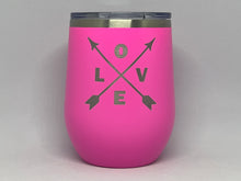 Load image into Gallery viewer, Engraved Wine Tumbler - Love
